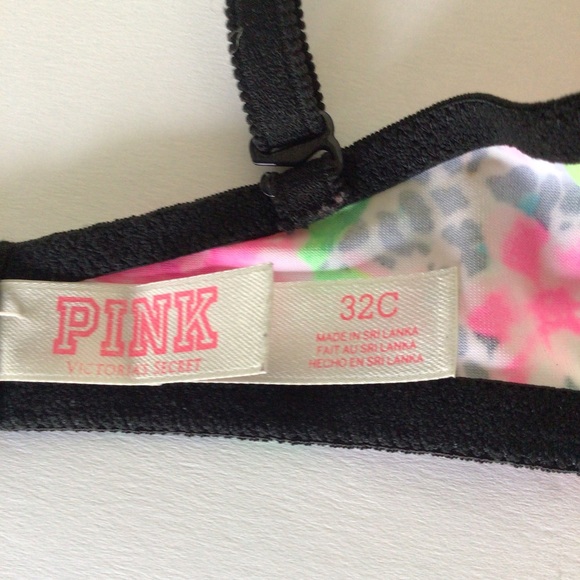 PINK VICTORIAS SECRET WEAR EVERYWHERE DEMI BRA SIZE 32C - Picture 8 of 10